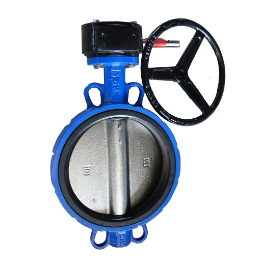 10K Butterfly valve wafter type worm gear operated