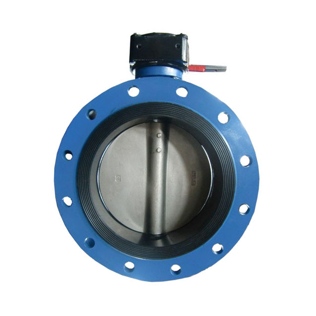 5K Butterfly valve double flanged type lever operated