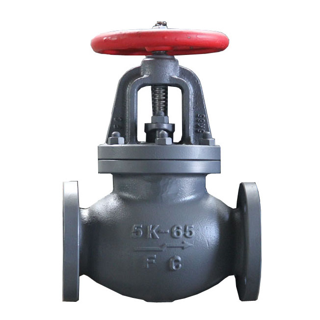 Cast iron globe SDNR valve JIS F7353  5K